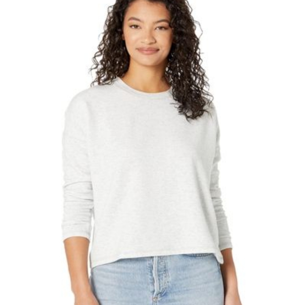 Madewell Light Gray Crewneck Sweater small